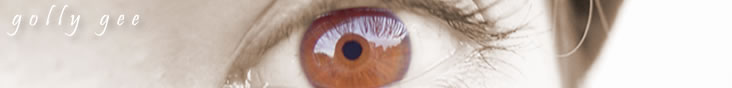 header image, a close up of Anne Dara's eye