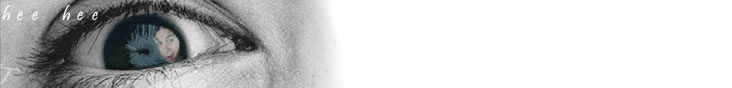 header image, a close up of Anne Dara's eye