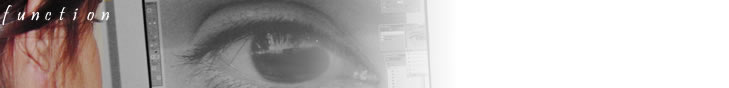 header image, a close up of Anne Dara's eye